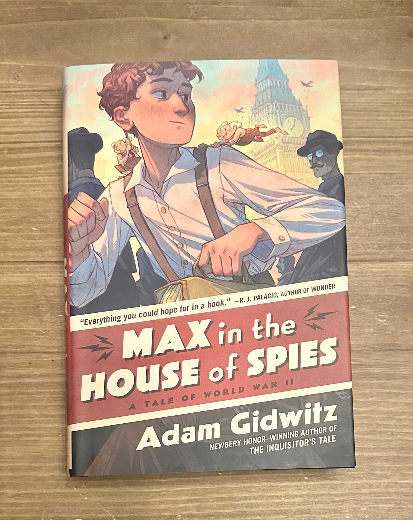 Max in the House of Spies (Operation Kinderspion #1) by Adam Gidwitz - Hard Cover