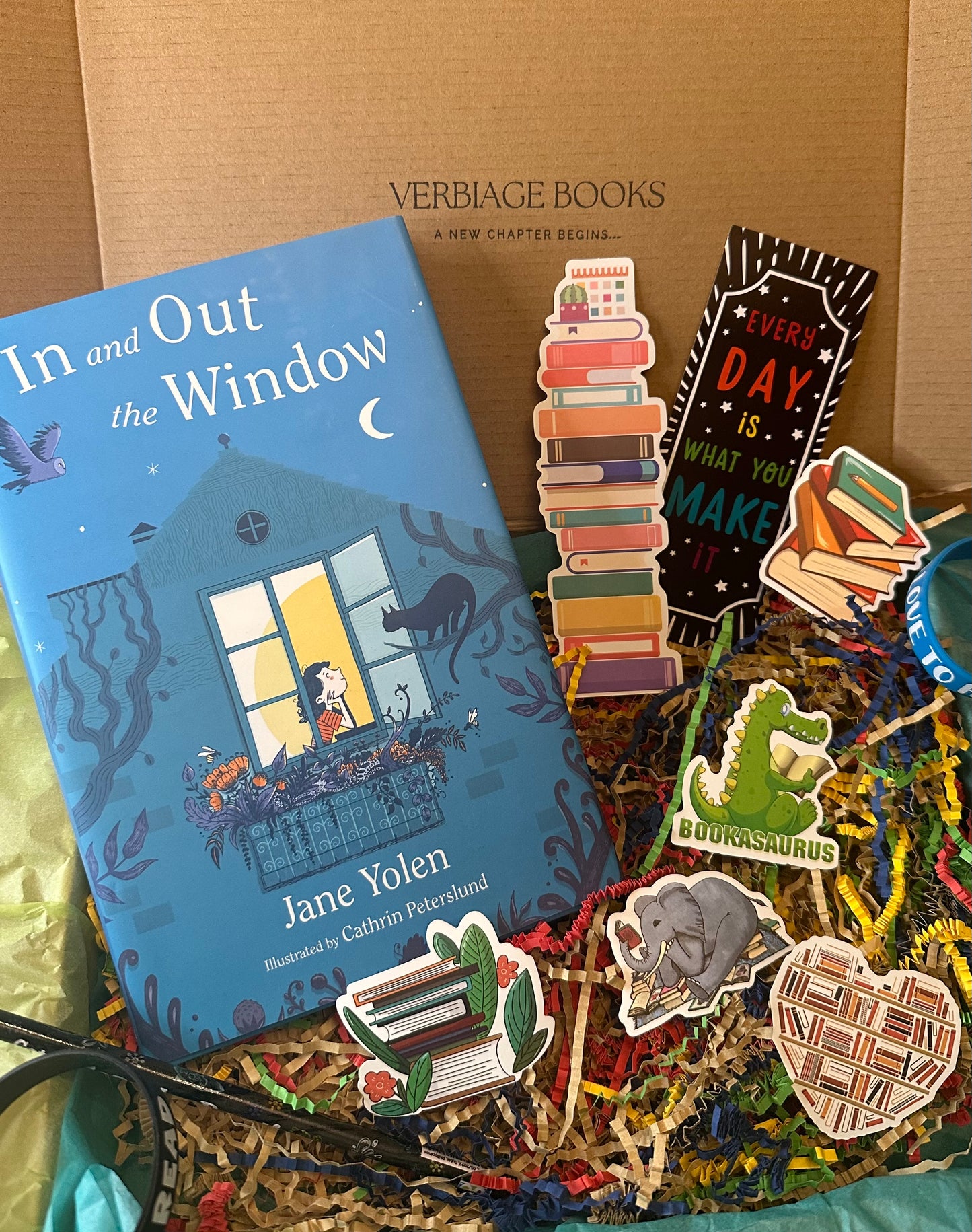 Young Readers Book Box - In and Out the Window by Jane Yolan - Hard Cover