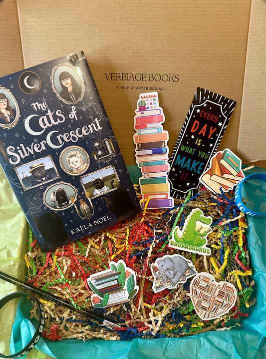 Young Readers Book Box - The Cats of Silver Crescent by Kaela Noel - Hard Cover