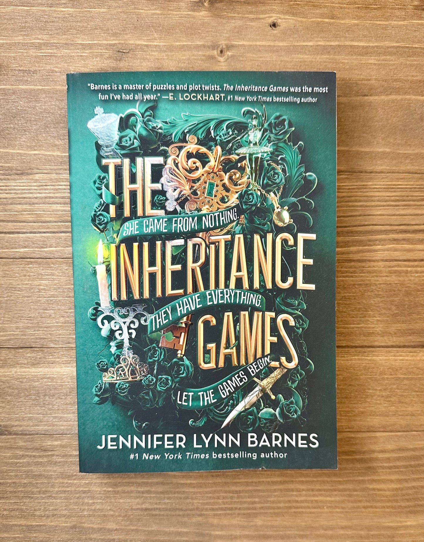 The Inheritance Games by Jennifer Lynn Barnes - PaperBack - Pre-Loved