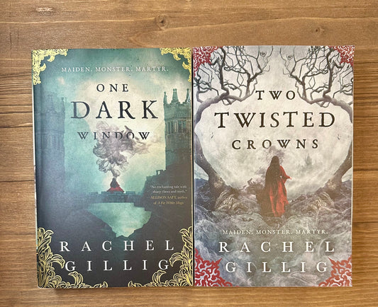 One Dark Window and Two Twisted Crowns by Rachel Gillig - Paper Back - Pre- Loved - Set (2)